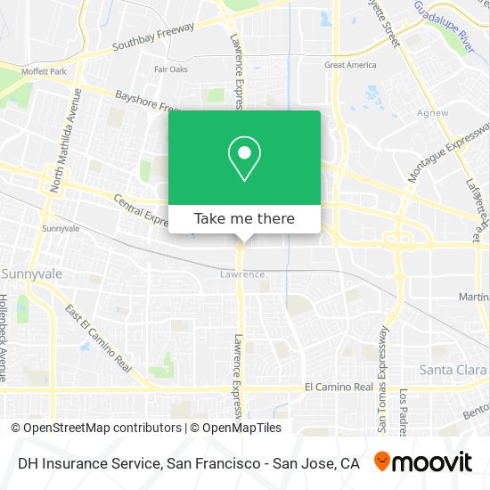 DH Insurance Service map