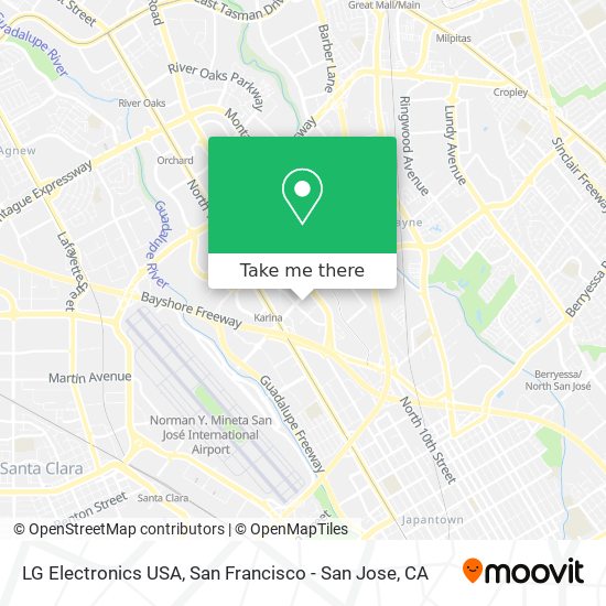 LG Electronics USA map