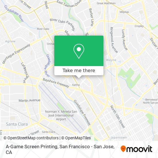 Mapa de A-Game Screen Printing