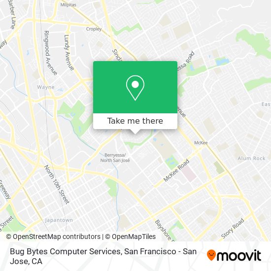 Mapa de Bug Bytes Computer Services