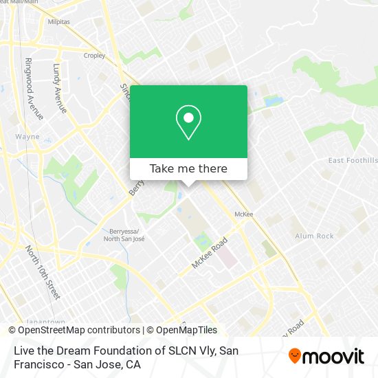 Live the Dream Foundation of SLCN Vly map