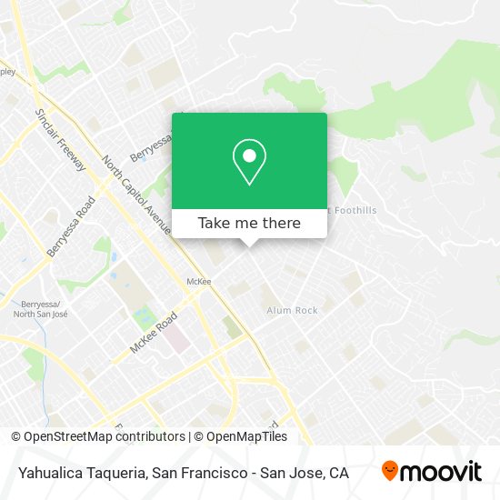 Yahualica Taqueria map