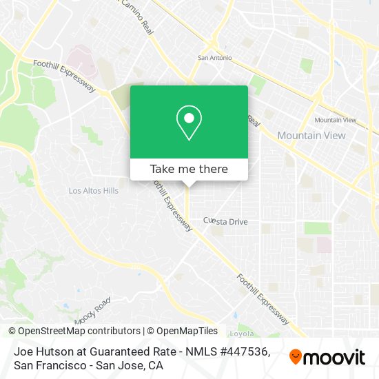 Joe Hutson at Guaranteed Rate - NMLS #447536 map