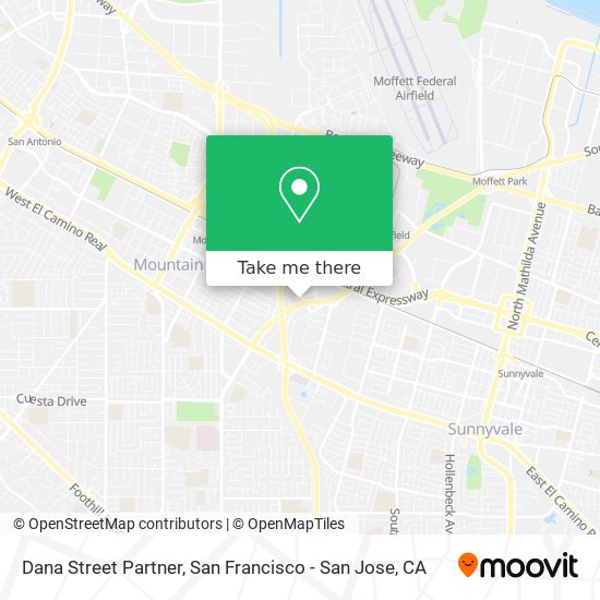Dana Street Partner map