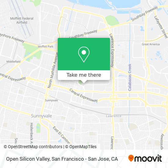 Mapa de Open Silicon Valley