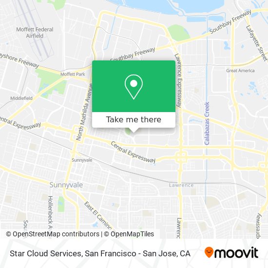 Star Cloud Services map