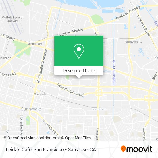 Leida's Cafe map