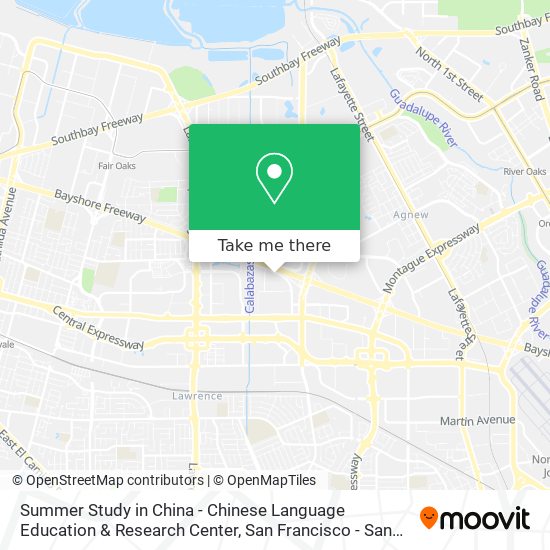 Mapa de Summer Study in China - Chinese Language Education & Research Center