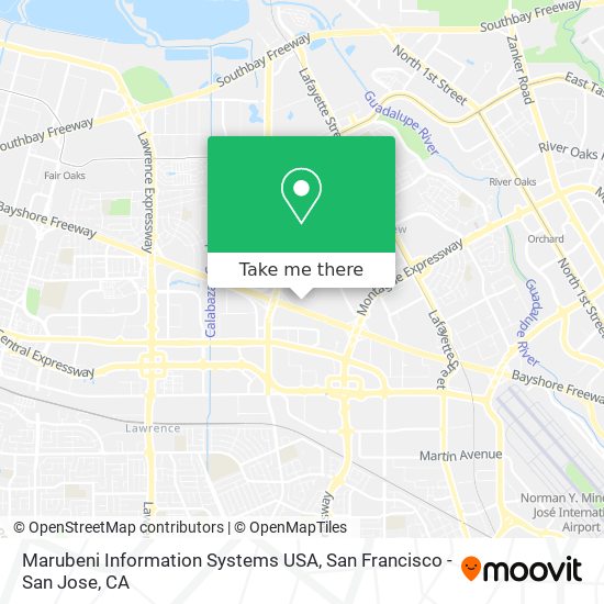 Mapa de Marubeni Information Systems USA