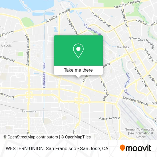 WESTERN UNION map