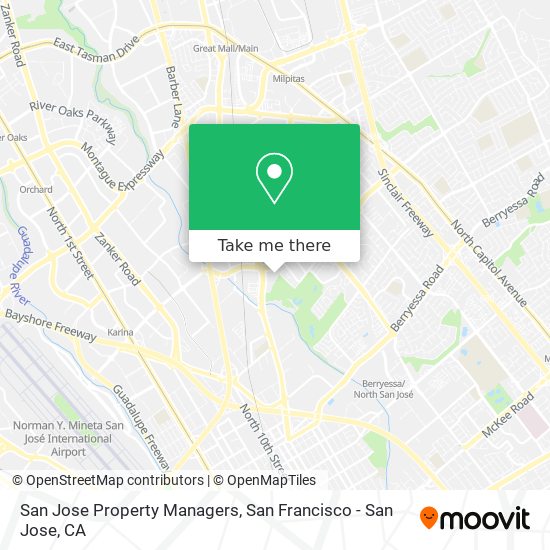 Mapa de San Jose Property Managers