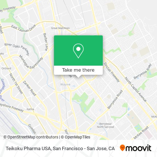 Teikoku Pharma USA map