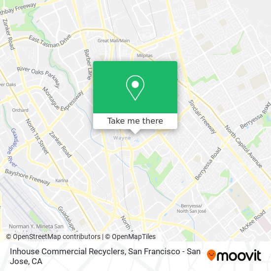 Inhouse Commercial Recyclers map