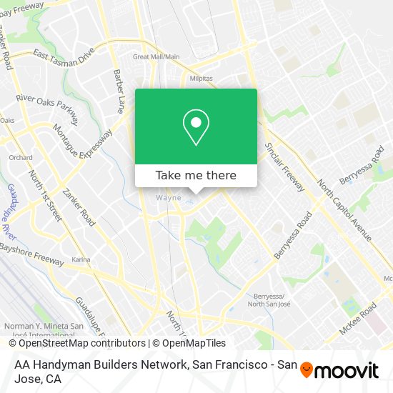 AA Handyman Builders Network map