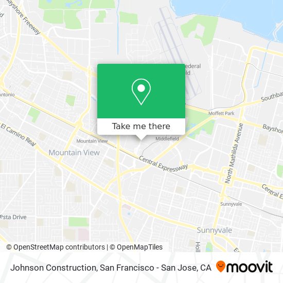 Johnson Construction map