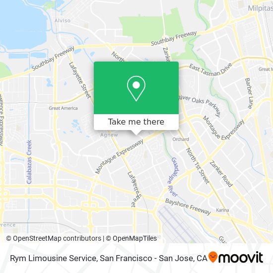 Rym Limousine Service map