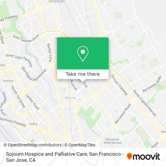 Mapa de Sojourn Hospice and Palliative Care