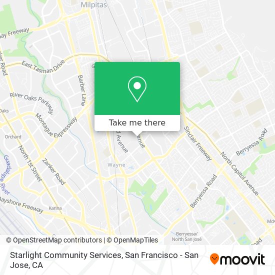 Starlight Community Services map