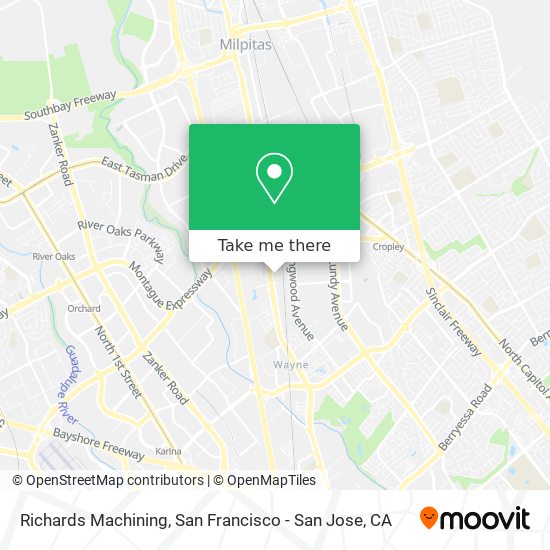 Richards Machining map