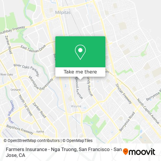 Farmers Insurance - Nga Truong map