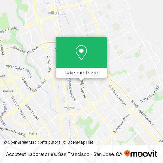 Accutest Laboratories map