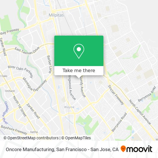 Oncore Manufacturing map