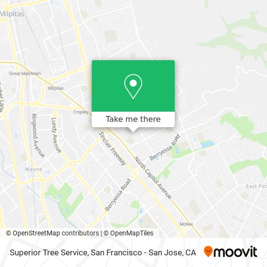 Superior Tree Service map