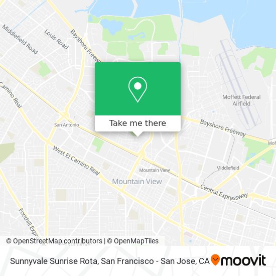 Sunnyvale Sunrise Rota map