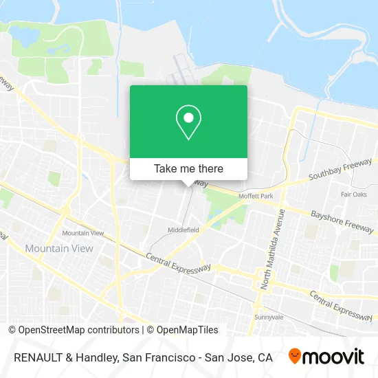 RENAULT & Handley map