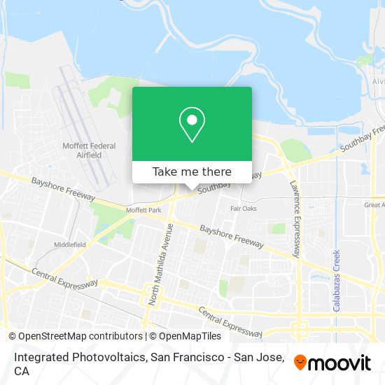 Integrated Photovoltaics map