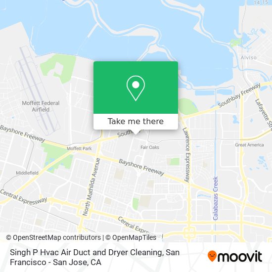 Singh P Hvac Air Duct and Dryer Cleaning map