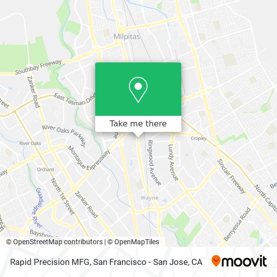 Mapa de Rapid Precision MFG