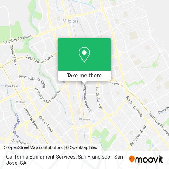 California Equipment Services map