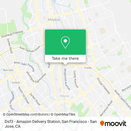 Dsf3 - Amazon Delivery Station map