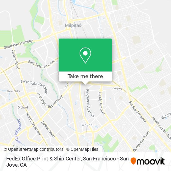 Mapa de FedEx Office Print & Ship Center