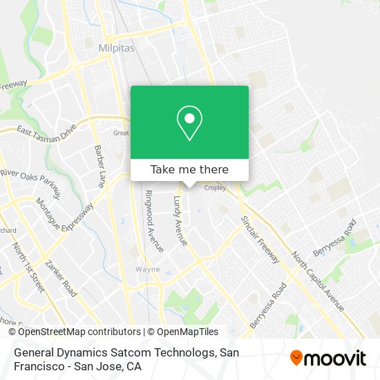 General Dynamics Satcom Technologs map