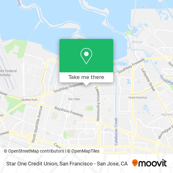 Mapa de Star One Credit Union