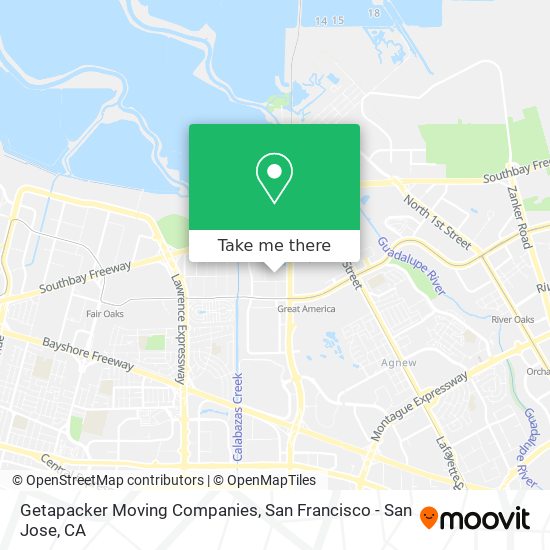 Getapacker Moving Companies map