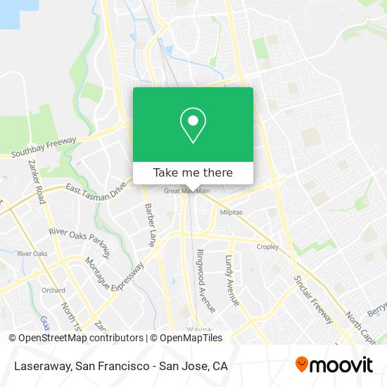 Laseraway map