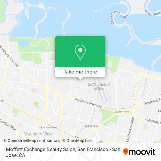 Moffett Exchange Beauty Salon map