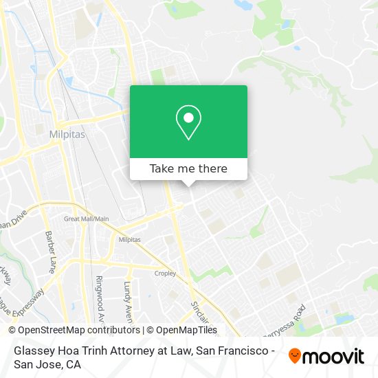 Mapa de Glassey Hoa Trinh Attorney at Law