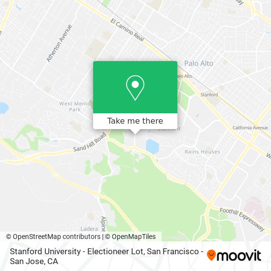 Stanford University - Electioneer Lot map