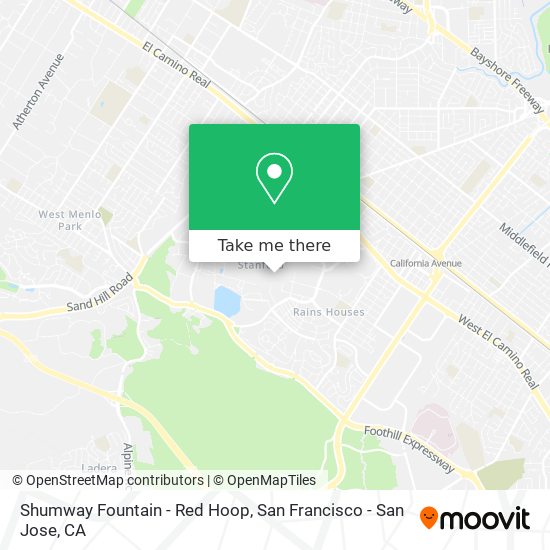 Mapa de Shumway Fountain - Red Hoop