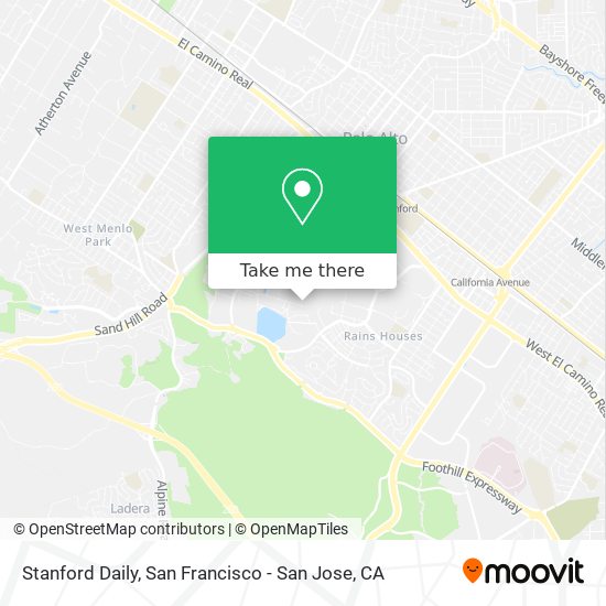 Stanford Daily map