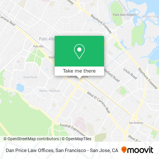 Dan Price Law Offices map