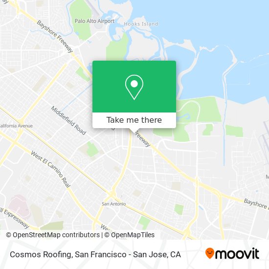 Cosmos Roofing map