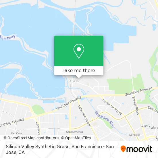 Silicon Valley Synthetic Grass map