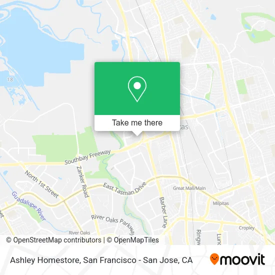 Mapa de Ashley Homestore