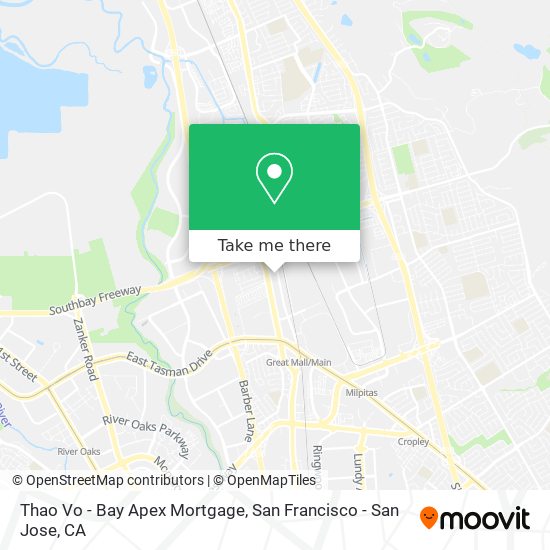 Thao Vo - Bay Apex Mortgage map