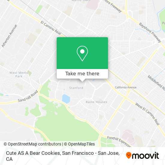 Cute AS A Bear Cookies map